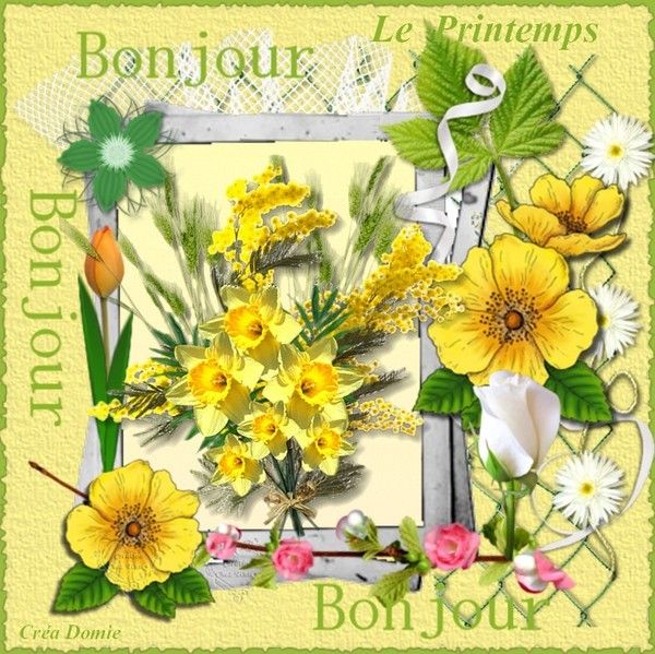 BONJOUR LE PRINTEMPS