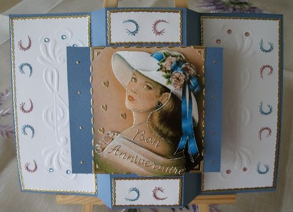 CARTE REALISE AVEC UN 3D FEMME